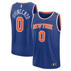 Donte DiVincenzo New York Knicks  Fast Break Replica Player Jersey - Icon Edition - Royal