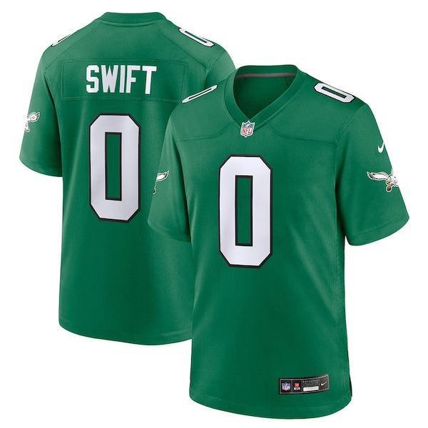 D'Andre Swift Philadelphia Eagles Nike Youth Game Jersey - Kelly Green