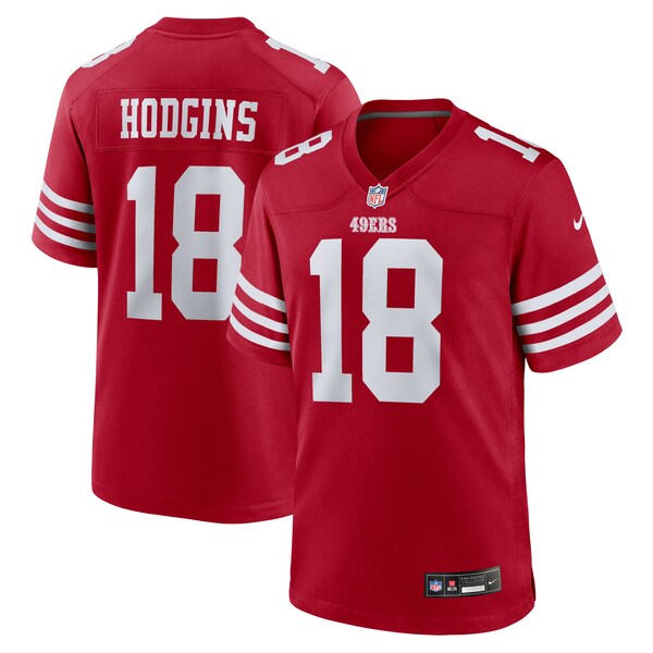 Isaiah Hodgins San Francisco 49ers Nike Team Game Jersey -  Scarlet