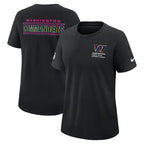 Washington Commanders Nike Women's 2025 NFL Crucial Catch Tri-Blend Dri-FIT T-Shirt - Black