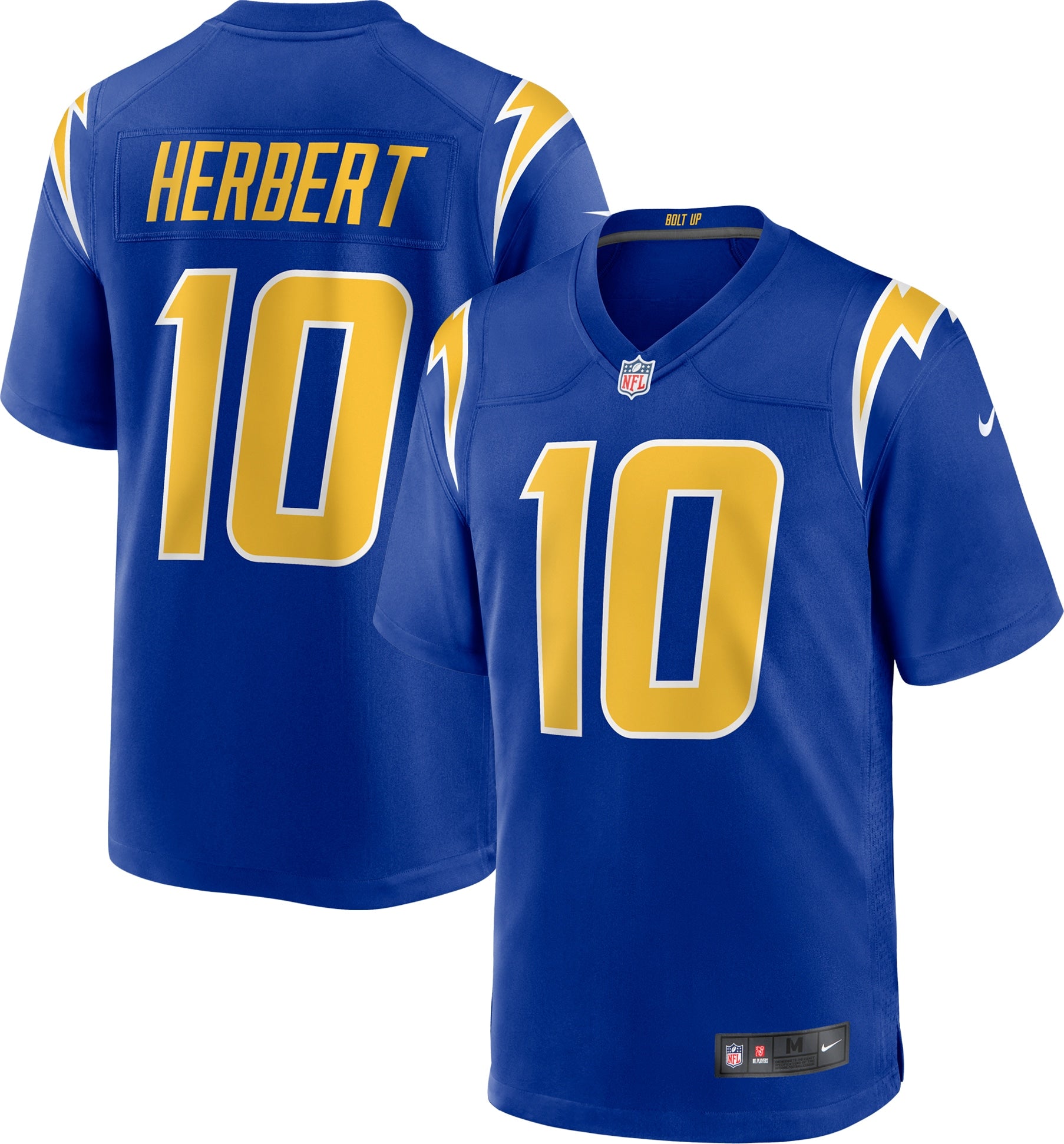 Justin Herbert Los Angeles Chargers Nike Alternate Game Jersey - Navy/Royal/White