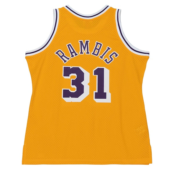 Kurt Rambis Los Angeles Lakers 1984/85 Swingman Jersey - Gold
