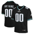 Philadelphia Eagles Nike Youth Alternate Custom Game Jersey - Black