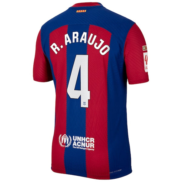 Ronald Araujo Barcelona Nike 2023/24 Home Authentic Jersey - Royal/Aqua/White