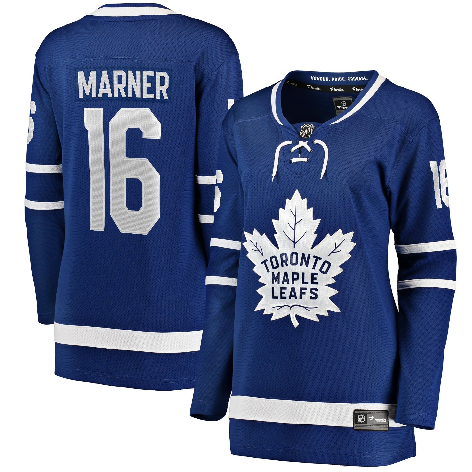 Mitchell Marner Toronto Maple Leafs  Women's Alternate Premier Breakaway Reversible Player Jersey - Black/Blue