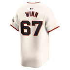 Keaton Winn San Francisco Giants Nike Home Limited Player Jersey - Cream/Gray