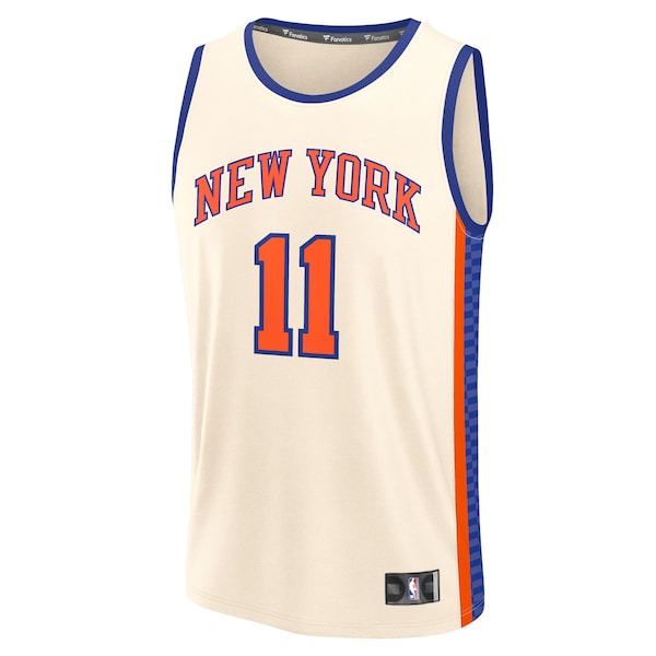 Jalen Brunson New York Knicks  2025/26 City Edition Fast Break Jersey - Cream
