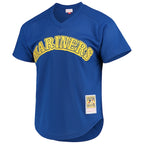 Ken Griffey Jr. Seattle Mariners Cooperstown Mesh Batting Practice Jersey - Royal/Navy