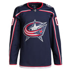 Columbus Blue Jackets adidas  Home  Primegreen Authentic Custom Jersey - Navy