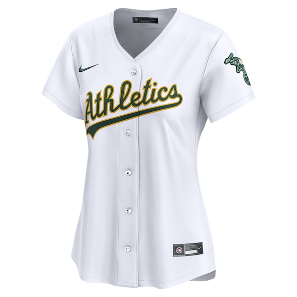 Oakland Athletics Nike Women's 2024 Jackie Robinson Day Home Limited Jersey – White