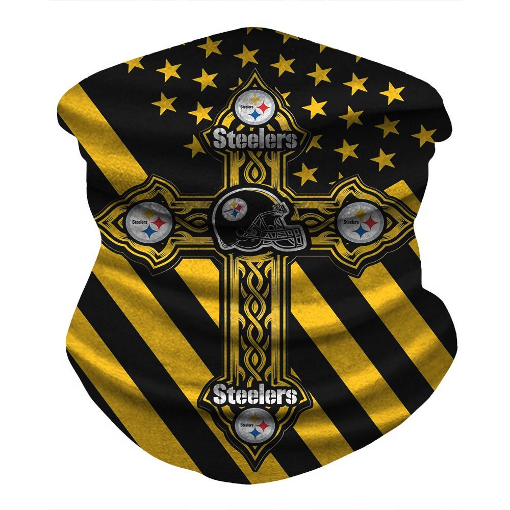 PITTSBURGH STEELERS & CLEVELAND BROWNS FACE MASK BANDANAS