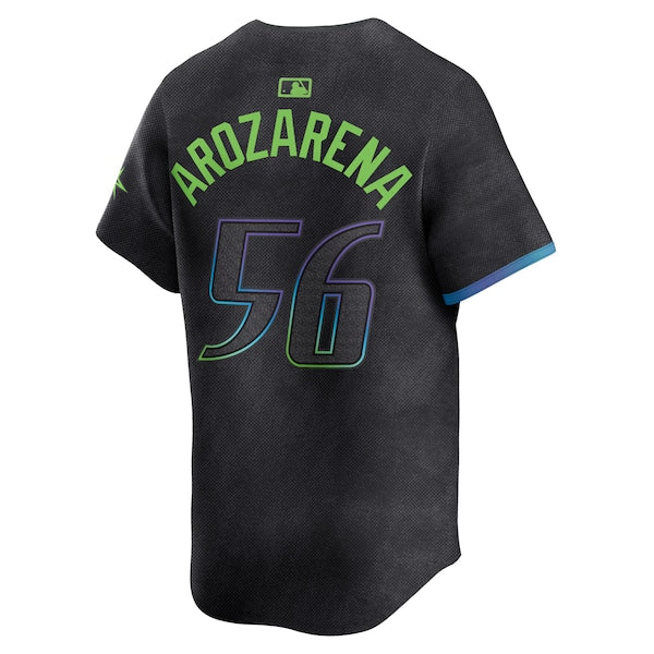 Randy Arozarena Tampa Bay Rays Nike 2024 City Connect Limited Player Jersey - Charcoal