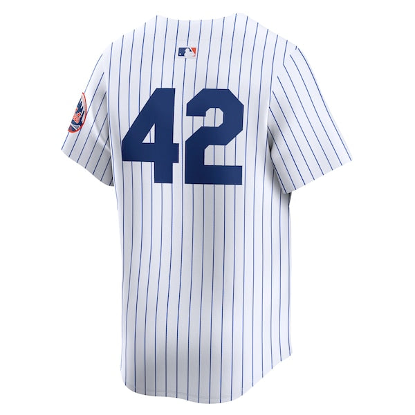 New York Mets Nike 2024 Jackie Robinson Day Home Limited Jersey – White