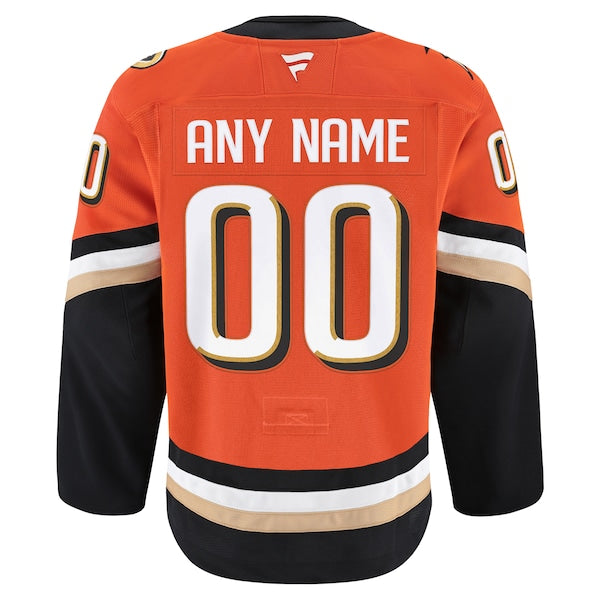 Anaheim Ducks  Home Authentic Pro Custom Jersey - Orange