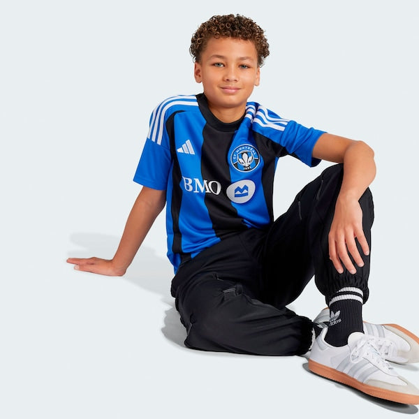 CF Montreal adidas Youth 2025 Montréal Original Replica Jersey - Blue