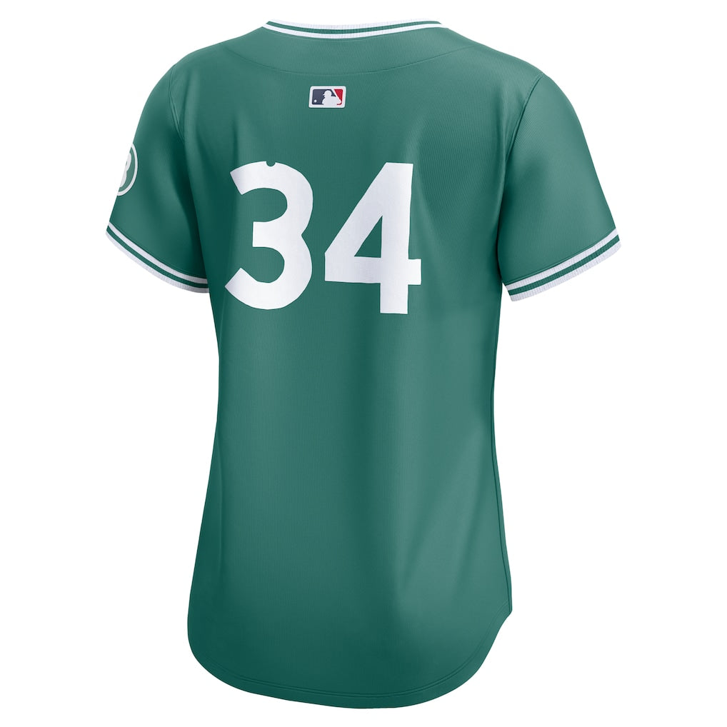 David Ortiz Boston Red Sox Nike Women's 2025 City Connect Limited Retired Player Jersey - Green