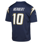 Justin Herbert Los Angeles Chargers Nike Youth Alternate Super Chargers Game Player Jersey - Navy/Gold