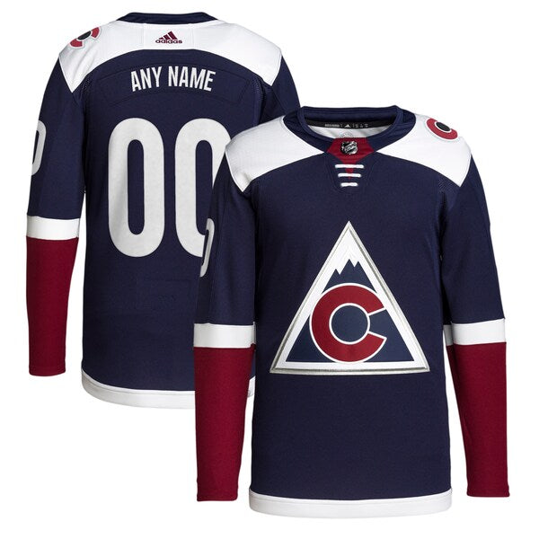 Colorado Avalanche adidas  Alternate 2018/19 Primegreen Authentic Custom Jersey - Navy