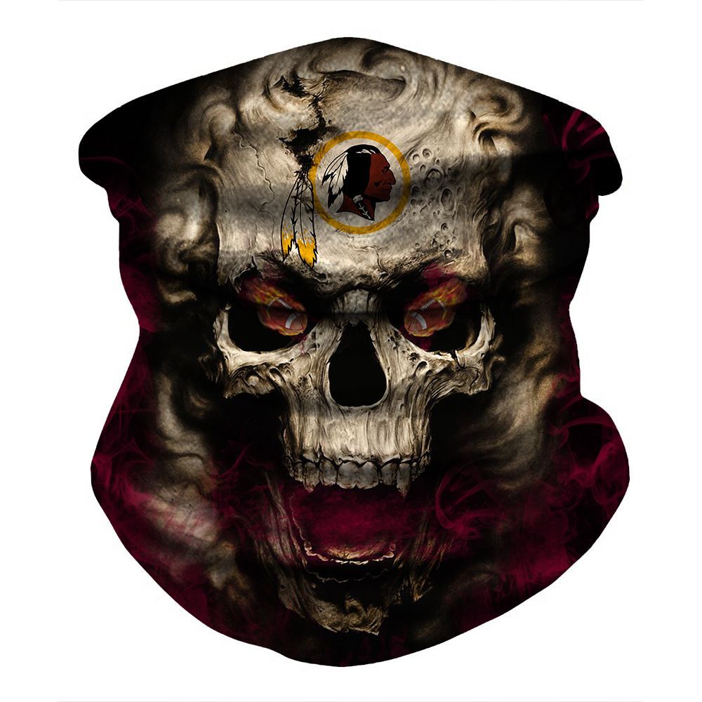 WASHINGTON FOOTBALL TEAM & SKULL FACE MASK BANDANAS