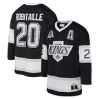 Luc Robitaille Los Angeles Kings Youth 1992 Blue Line Player Jersey - Black