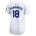 Yoshinobu Yamamoto Los Angeles Dodgers Nike Women's Home Limited Player Jersey - White