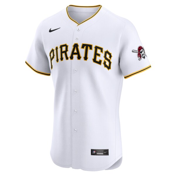 Pittsburgh Pirates Nike Home Elite Jersey - White