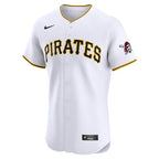 Pittsburgh Pirates Nike Home Elite Jersey - White