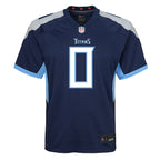 Calvin Ridley Tennessee Titans Nike Youth Team Game Jersey - Navy/Light Blue