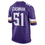 Blake Cashman Minnesota Vikings Nike Team Game Jersey -  Purple