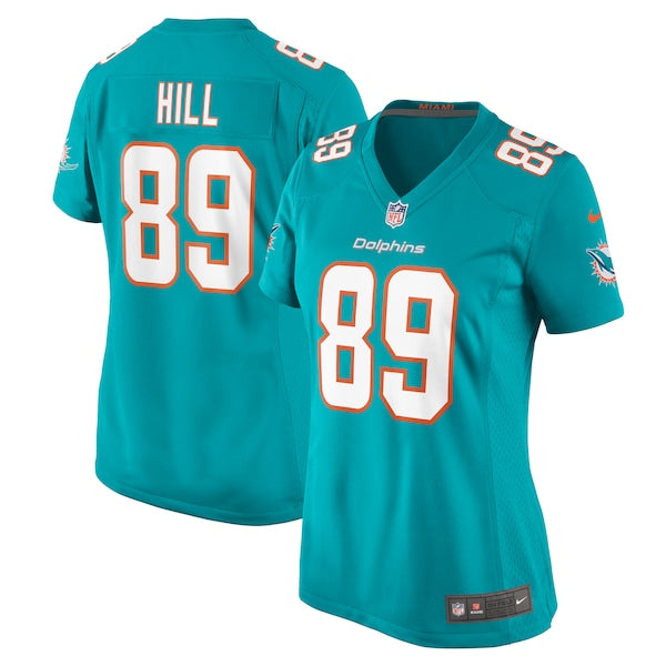Julian Hill Miami Dolphins Nike Women's  Game Jersey -  Aqua