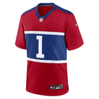 Malik Nabers New York Giants Nike Alternate Game Jersey - Century Red