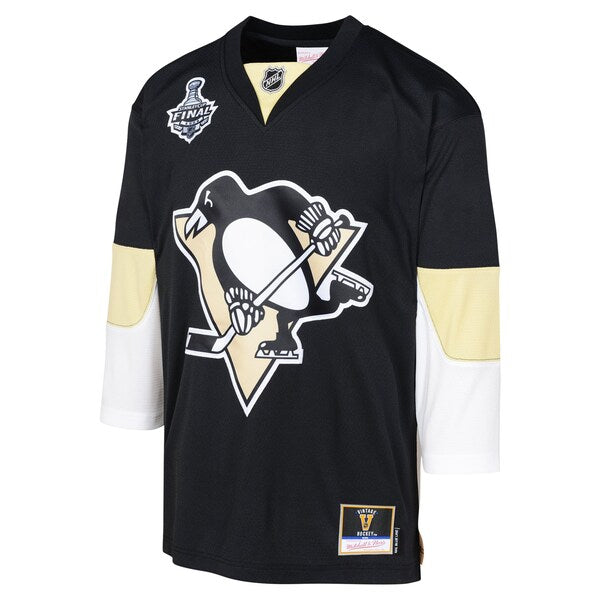 Pittsburgh Penguins Youth 2008 Blue Line Blank Jersey - Black