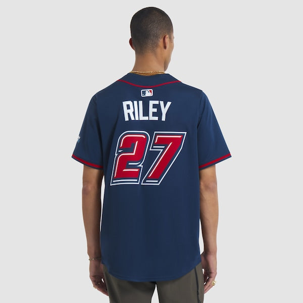 Austin Riley Atlanta Braves Nike 2025 MLB Speedway Classic Alternate Limited Player Jersey - Navy
