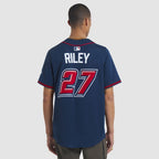 Austin Riley Atlanta Braves Nike 2025 MLB Speedway Classic Alternate Limited Player Jersey - Navy