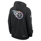 Tennessee Titans Nike 2025 NFL Crucial Catch Sideline Standard Issue Dri-FIT Hoodie - Black