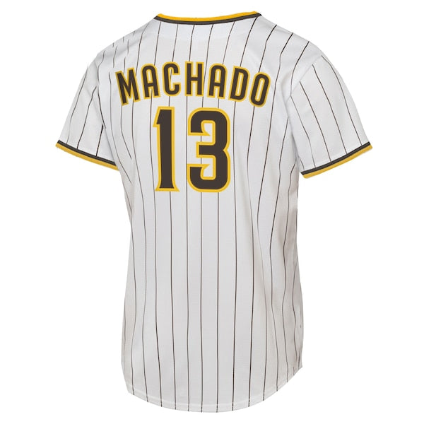 Manny Machado San Diego Padres Nike Youth Home Replica Player Jersey - White