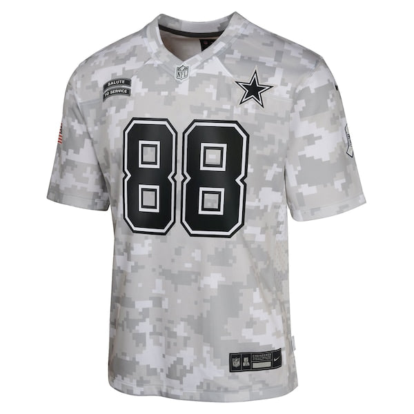CeeDee Lamb Dallas Cowboys Nike Youth 2024 Salute to Service Game Jersey - Arctic Camo