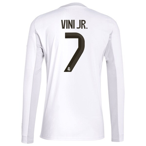 Vini Jr. Los Merengues adidas 2025/26 Home Replica Jersey - White/Blue