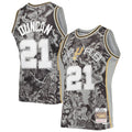 Tim Duncan San Antonio Spurs Hardwood Classics 1998/99 Lunar New Year Swingman Jersey - Black