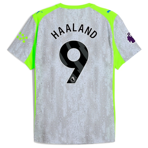 Manchester City Puma 2025/26 Third Authentic Jersey - Green/Neon Green/Light Blue