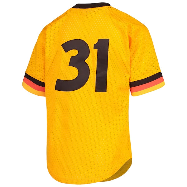 Dave Winfield San Diego Padres Youth Cooperstown Collection Mesh Batting Practice Jersey - Gold