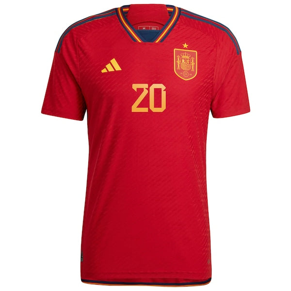 Daniel Carvajal Spain National Team adidas 2022/23 Home Authentic Jersey - Red