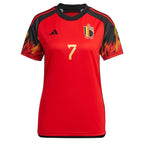 Kevin De Bruyne Belgium National Team adidas Women's 2022/23 Home Replica Jersey - Red