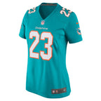 Jeff Wilson Jr. Miami Dolphins Nike Women's Game Player Jersey - Aqua