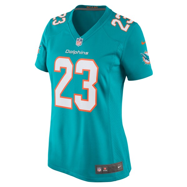 Jeff Wilson Jr. Miami Dolphins Nike Women's Game Player Jersey - Aqua
