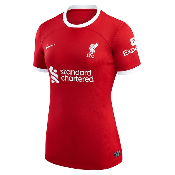 Mohamed Salah Liverpool Nike Women's 2023/24 Home Replica Player Jersey - Red/White