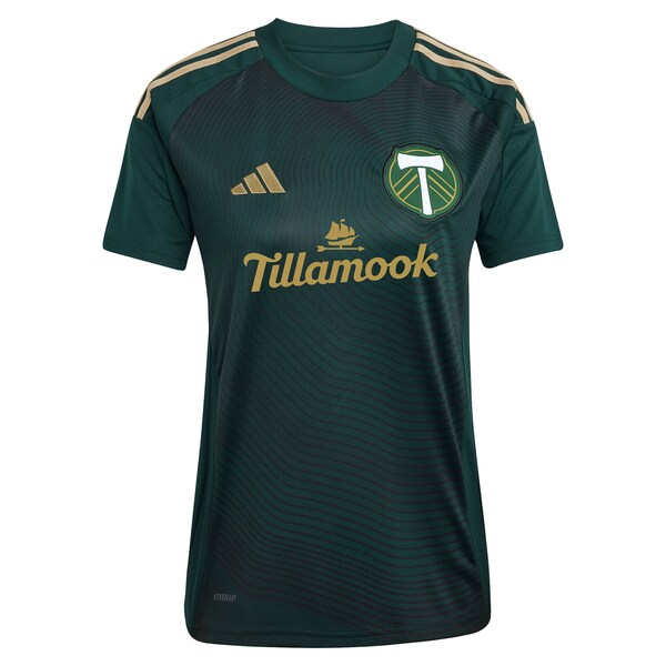 Portland Timbers adidas Women's 2025 Forever Green & Gold Replica Custom Jersey - Green
