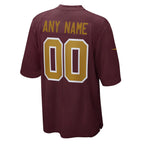 Washington Football Team Nike Alternate Custom Jersey - Burgundy