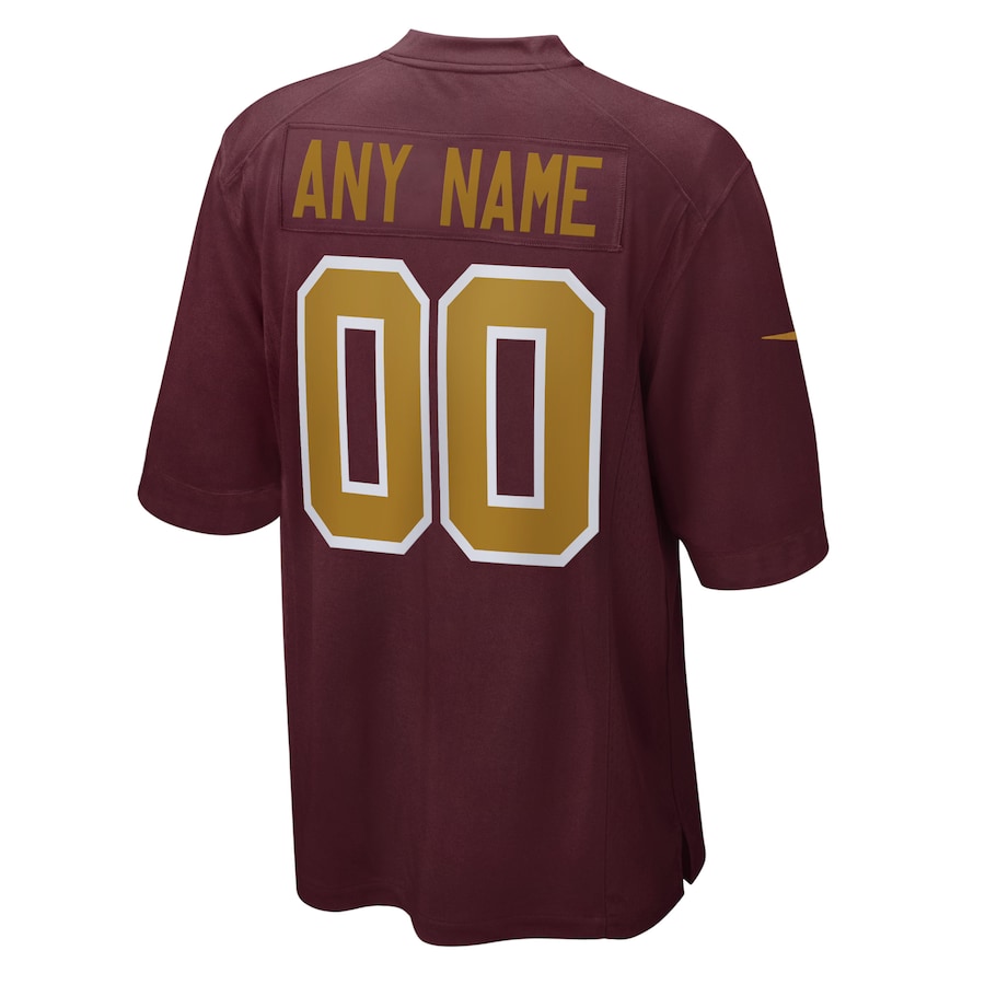 Washington Football Team Nike Alternate Custom Jersey - Burgundy