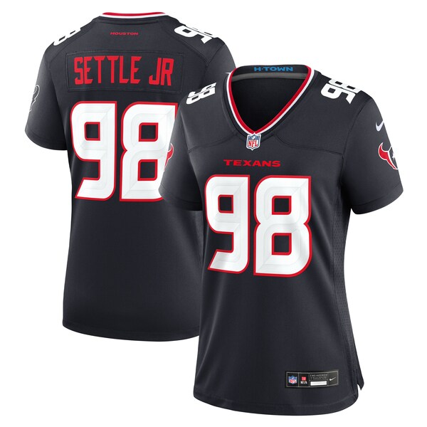 Tim Settle Jr. Houston Texans Nike Women's Team Game Jersey -  Navy